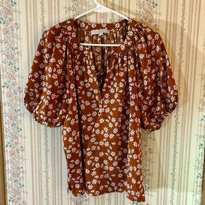Loft flowery blouse